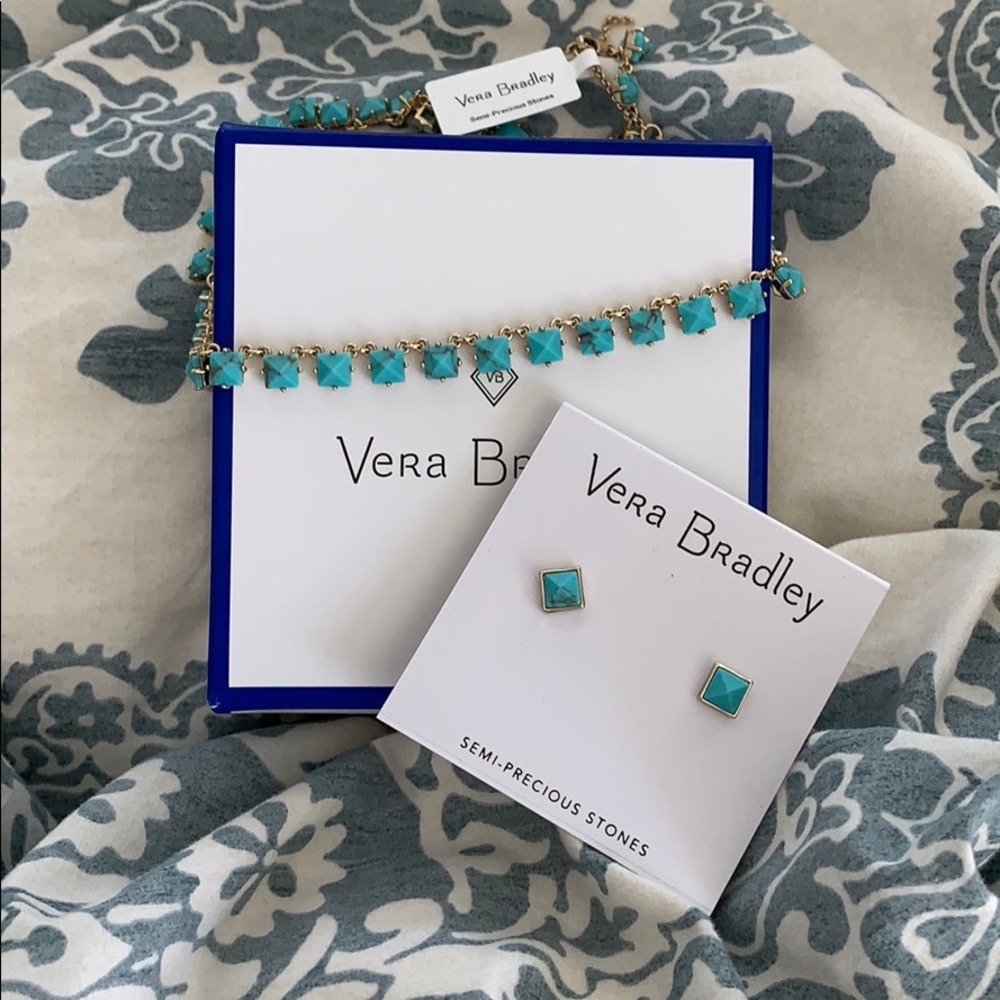 Vera Bradley Turquoise Set - NWT!
